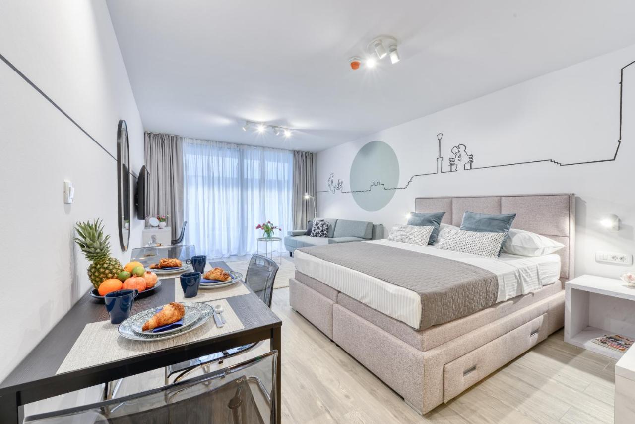 Hica Apartments La Linea Studio Apt With Balcony Дубровник Экстерьер фото