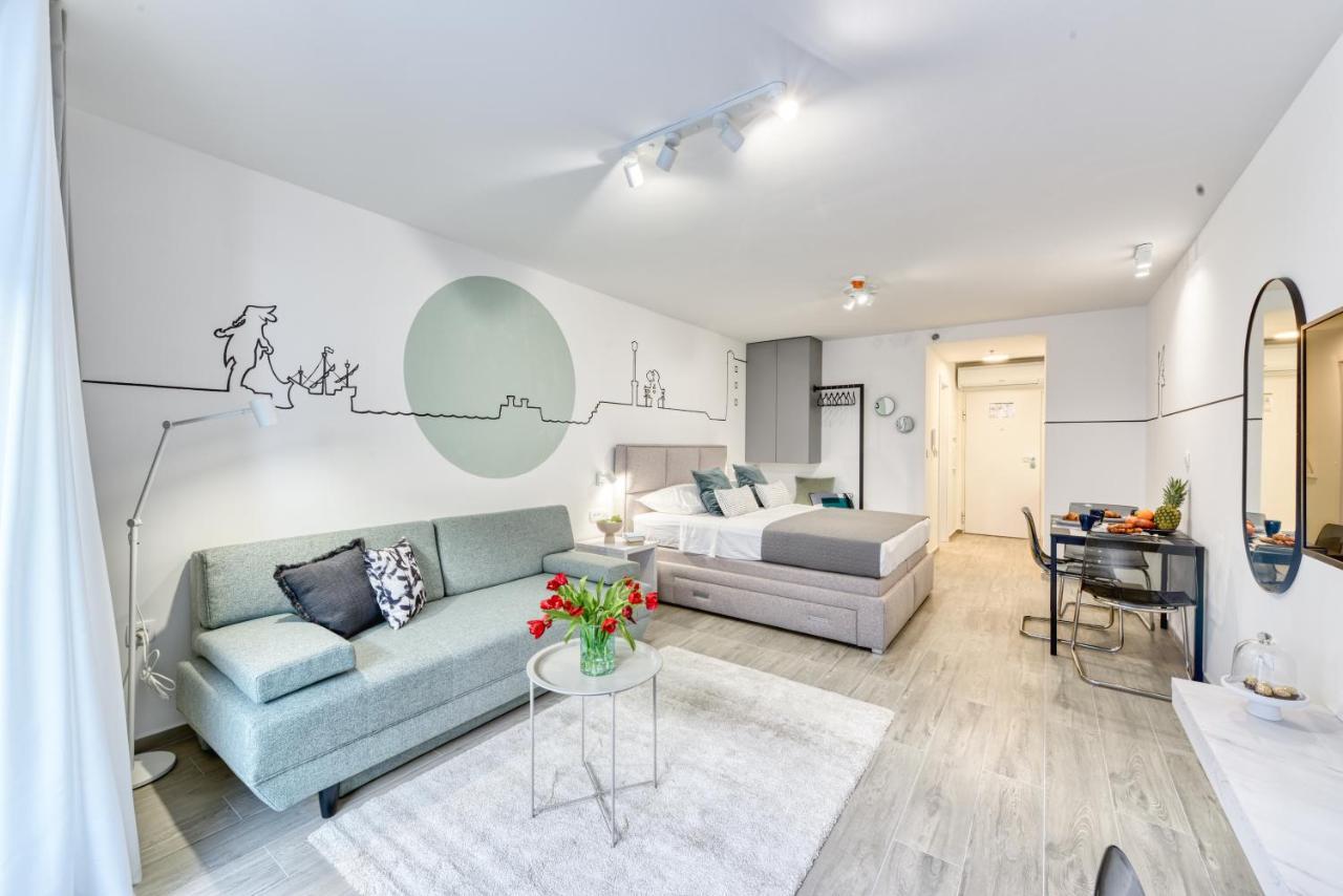 Hica Apartments La Linea Studio Apt With Balcony Дубровник Экстерьер фото